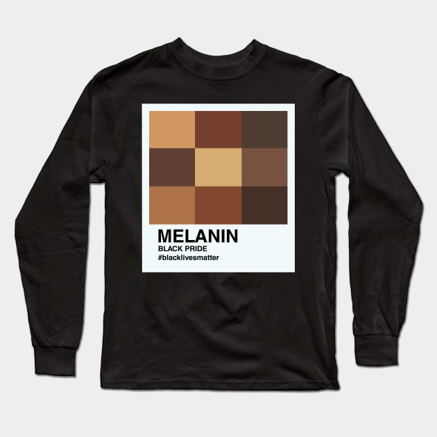Melanin Palette Long Sleeve T-Shirt by opippi